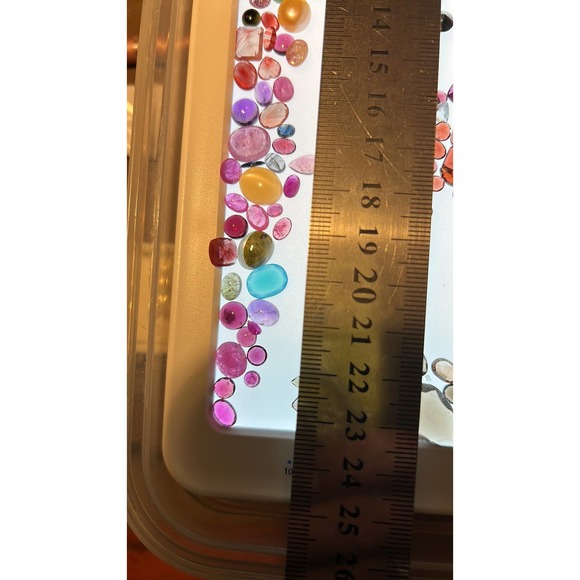 Every stone cut birthstones, color, pick your shape and color five stones$20. - Picture 2 of 3